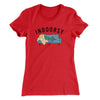 Indoorsy Women's T-Shirt Red | Funny Shirt from Famous In Real Life