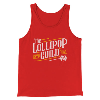Lollipop Guild Men/Unisex Tank Red | Funny Shirt from Famous In Real Life