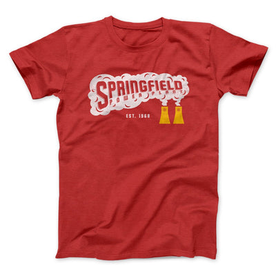 Springfield Power Plant Men/Unisex T-Shirt Red | Funny Shirt from Famous In Real Life