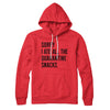 Sorry I Ate All The Quarantine Snacks Hoodie Red | Funny Shirt from Famous In Real Life