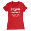 Seven Dwarfs Mining Co. Women's T-Shirt Red | Funny Shirt from Famous In Real Life