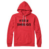 Free Shrugs Hoodie Red | Funny Shirt from Famous In Real Life