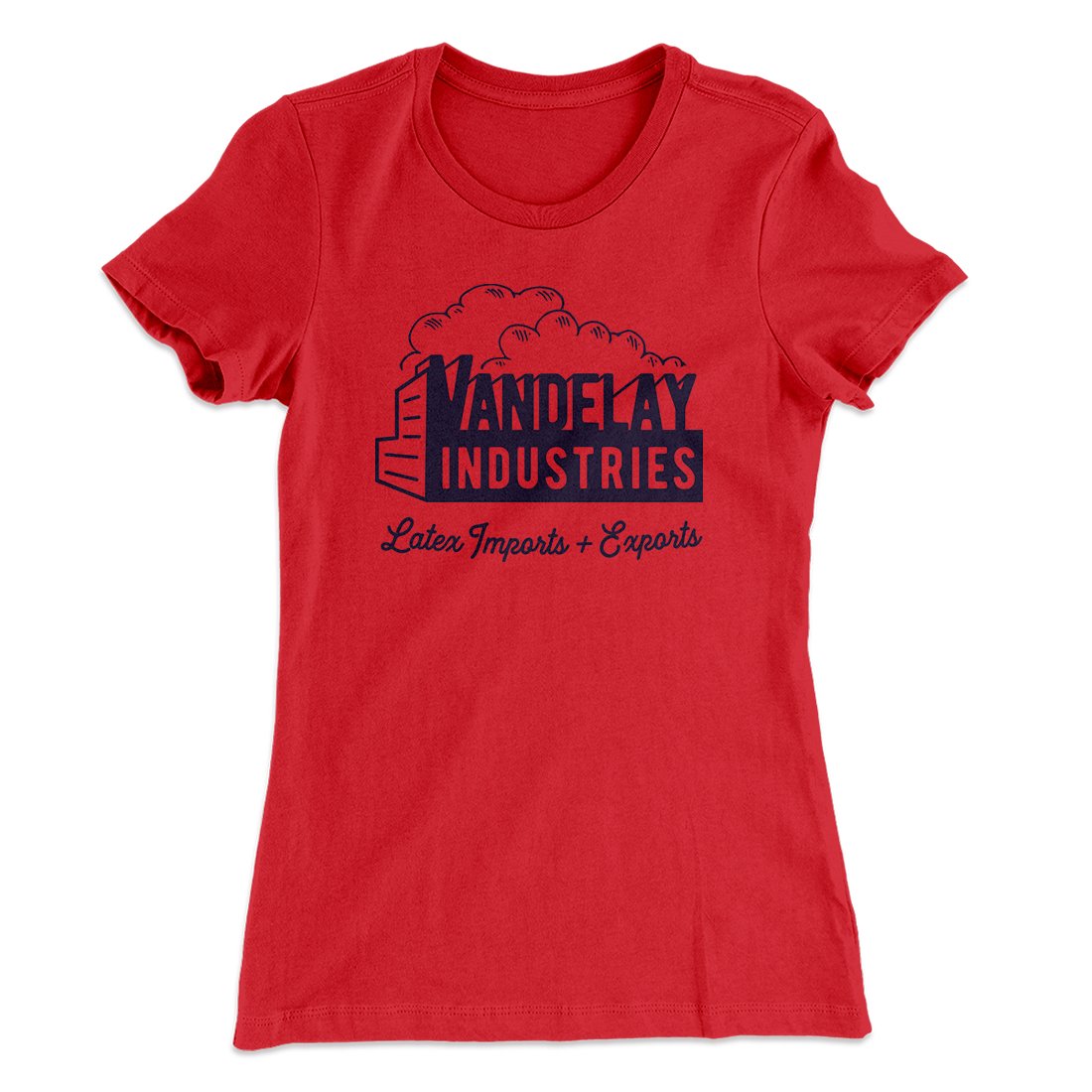 Vandelay Industries Women's T-Shirt Red | Funny Shirt from Famous In Real Life
