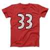 Gerald 33 Men/Unisex T-Shirt Red | Funny Shirt from Famous In Real Life