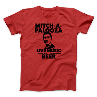 Mitch-A-Palooza Funny Movie Men/Unisex T-Shirt Red | Funny Shirt from Famous In Real Life