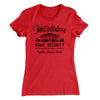 McCallister's Home Security Women's T-Shirt Red | Funny Shirt from Famous In Real Life