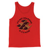 It's Not Hoarding If It's Wine Funny Men/Unisex Tank Red | Funny Shirt from Famous In Real Life