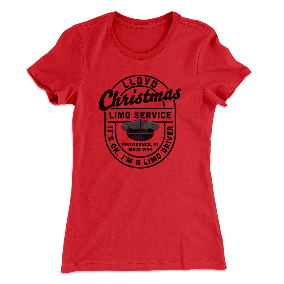 Lloyd Christmas Limo Service Women's T-Shirt | Funny Shirt from Famous In Real Life