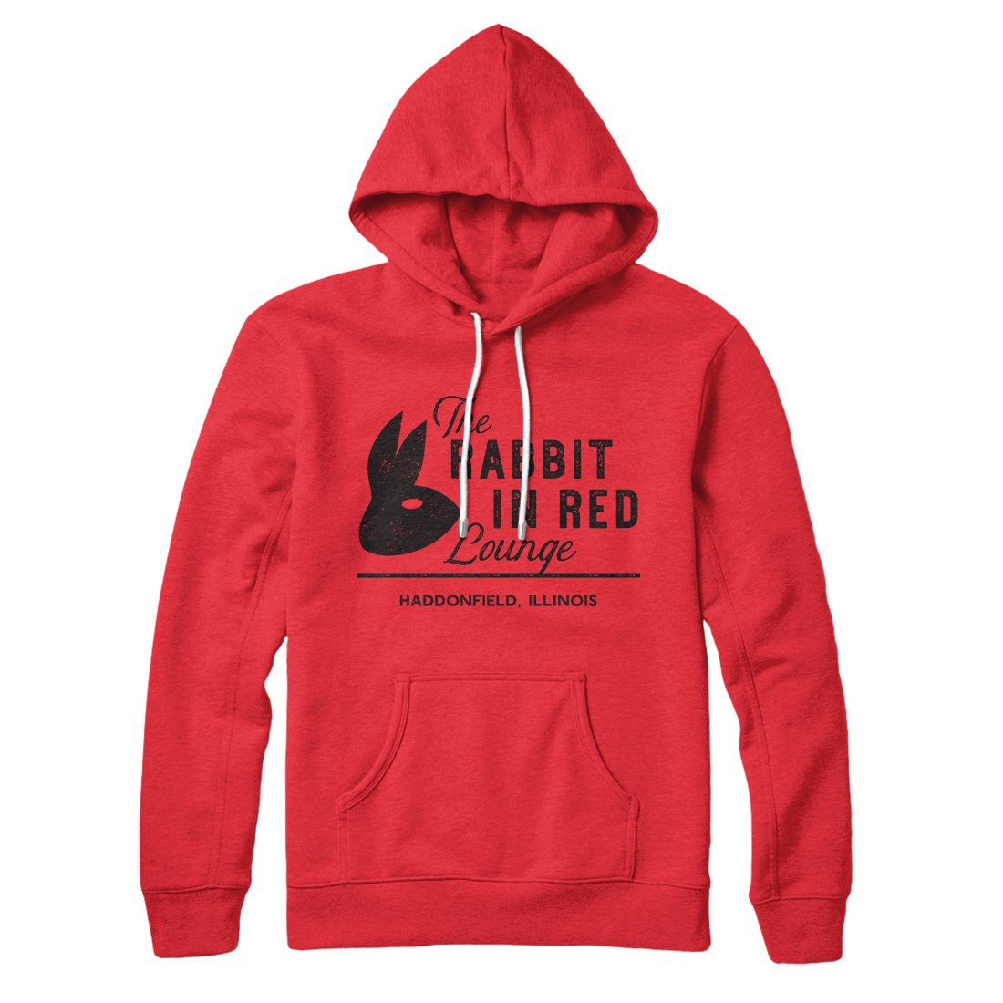 The Rabbit in Red Lounge Hoodie | Funny Shirt from Famous In Real Life
