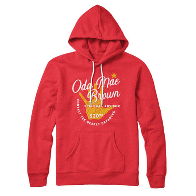 Oda Mae Brown Spiritual Advisor Hoodie Red | Funny Shirt from Famous In Real Life
