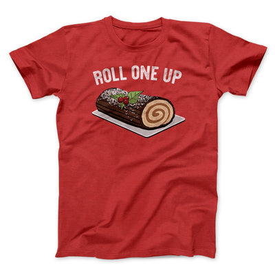 Roll One Up Men/Unisex T-Shirt Red | Funny Shirt from Famous In Real Life