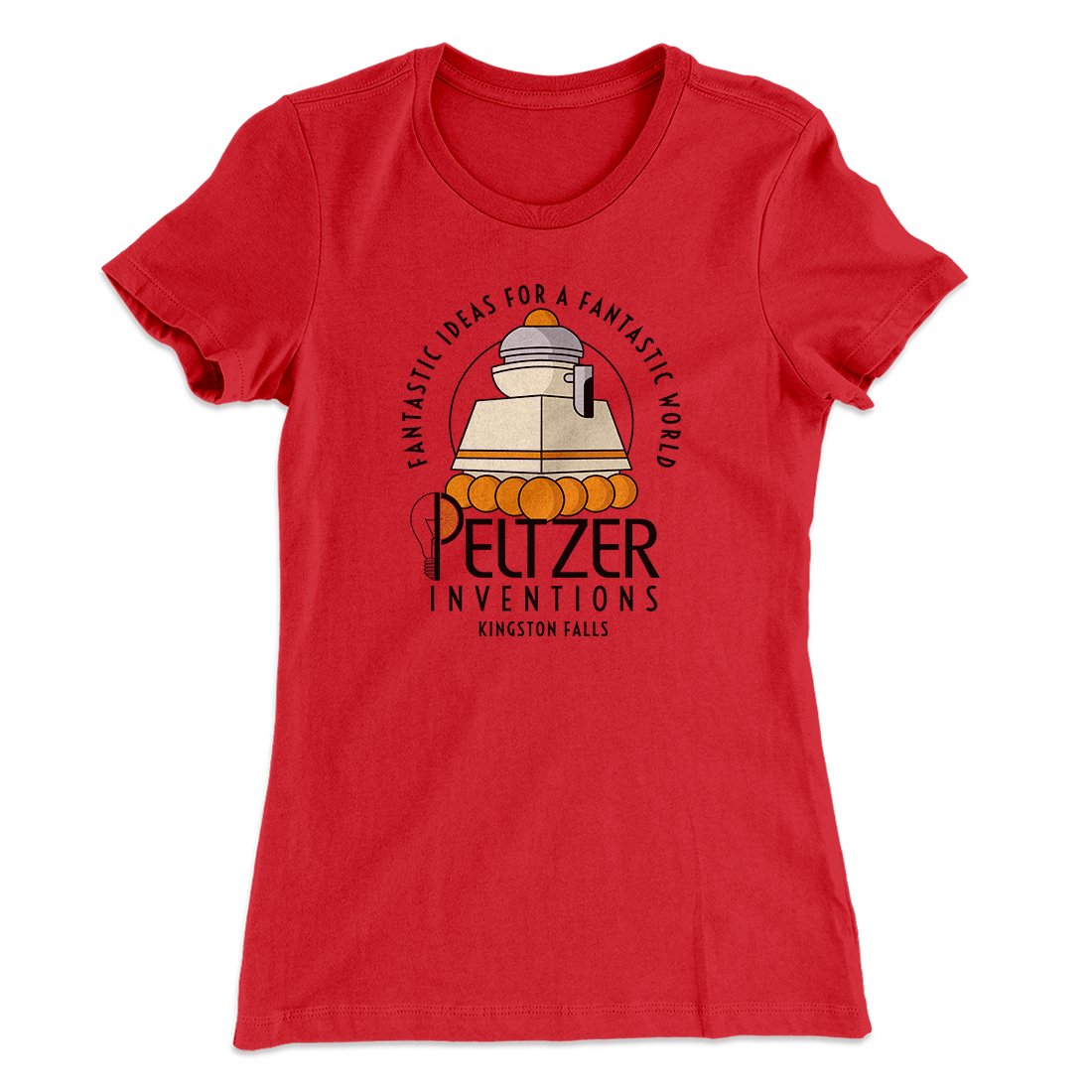 Peltzer Inventions Women's T-Shirt | Funny Shirt from Famous In Real Life