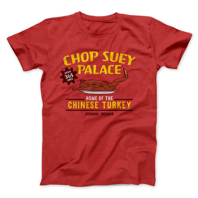Chop Suey Palace Funny Movie Men/Unisex T-Shirt Red | Funny Shirt from Famous In Real Life