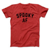 Spooky AF Men/Unisex T-Shirt Red | Funny Shirt from Famous In Real Life