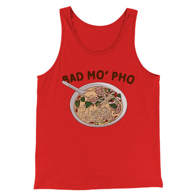 Bad Mo Pho Funny Men/Unisex Tank Top Red | Funny Shirt from Famous In Real Life