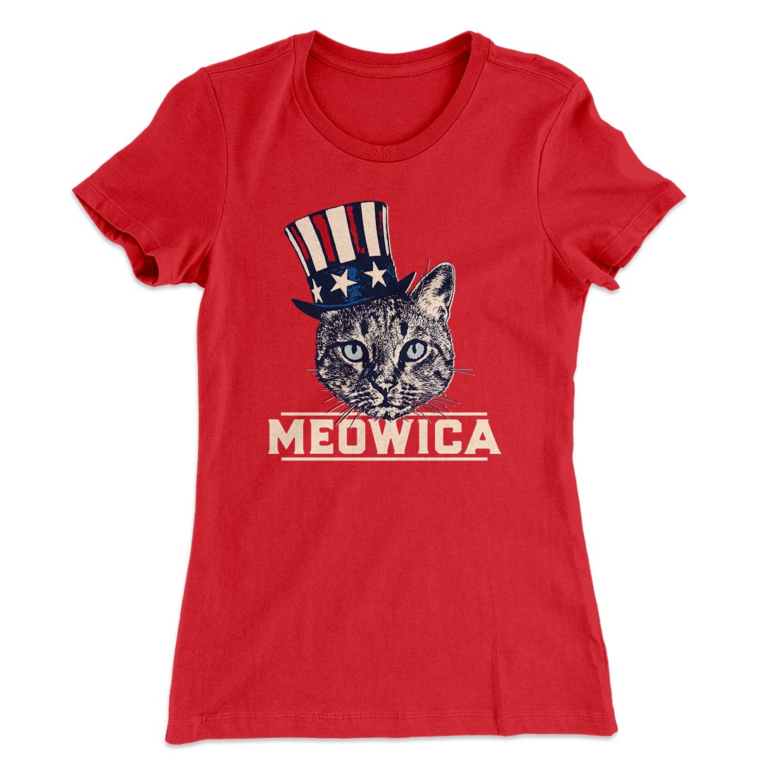 Meowica Women's T-Shirt | Funny Shirt from Famous In Real Life