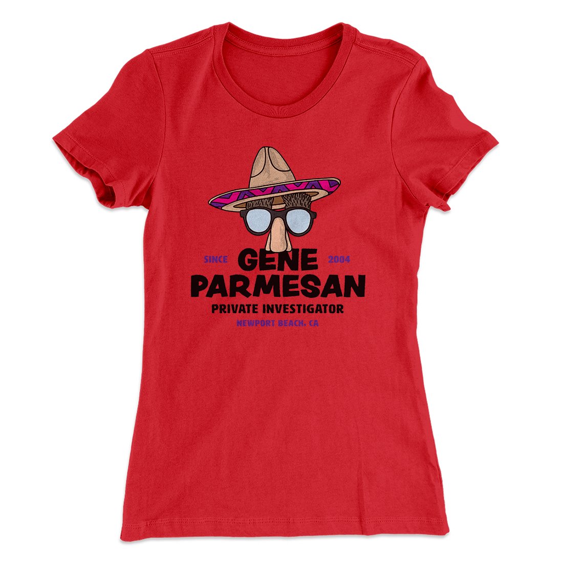 Gene Parmesan Women's T-Shirt | Funny Shirt from Famous In Real Life