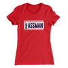 Assman Women's T-Shirt Red | Funny Shirt from Famous In Real Life