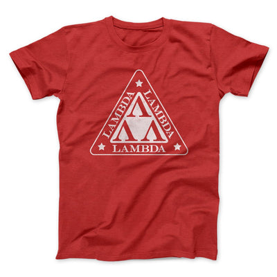 Lambda Lambda Lambda Funny Movie Men/Unisex T-Shirt Red | Funny Shirt from Famous In Real Life