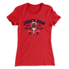 Jobu's Rum Women's T-Shirt Red | Funny Shirt from Famous In Real Life