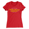 Walter Chang's Market Women's T-Shirt Red | Funny Shirt from Famous In Real Life