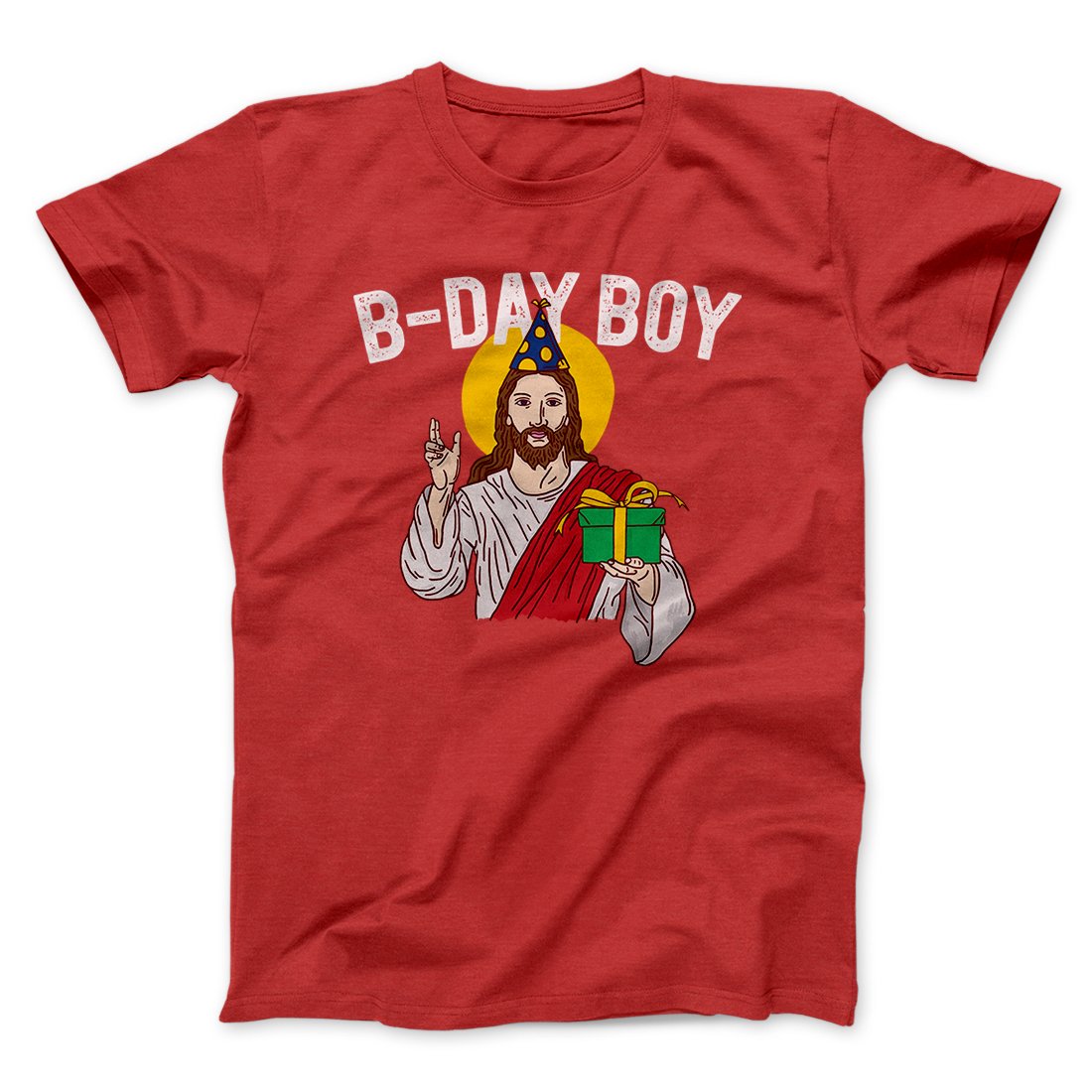 Christmas Birthday Boy Men/Unisex T-Shirt | Funny Shirt from Famous In Real Life