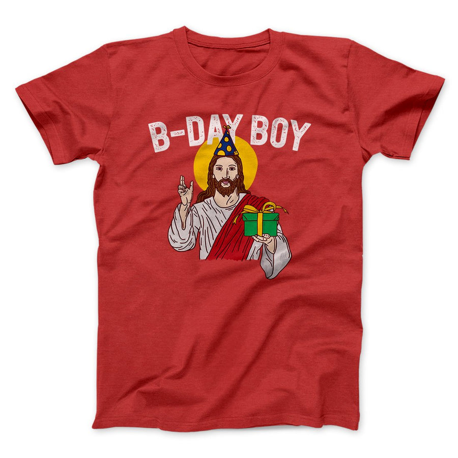 Christmas Birthday Boy Men/Unisex T-Shirt | Funny Shirt from Famous In Real Life