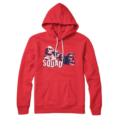 Squad Hoodie Red | Funny Shirt from Famous In Real Life