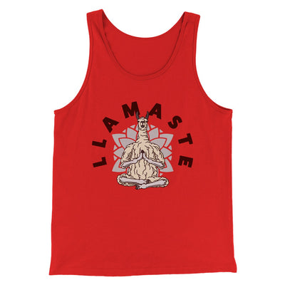 Llamaste Men/Unisex Tank Top Red | Funny Shirt from Famous In Real Life