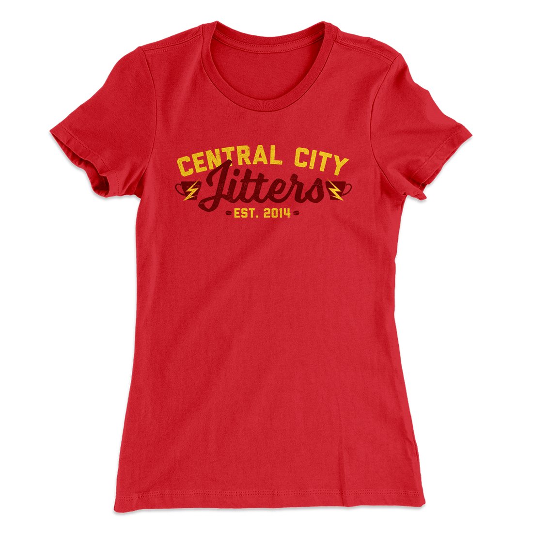 Central City Jitters Women's T-Shirt | Funny Shirt from Famous In Real Life