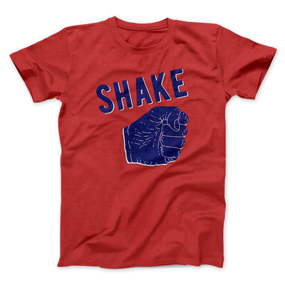 Shake Men/Unisex T-Shirt Red | Funny Shirt from Famous In Real Life