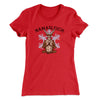 Namasleigh Women's T-Shirt Red | Funny Shirt from Famous In Real Life