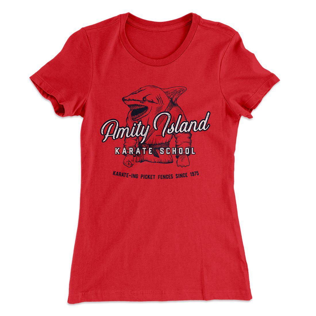 Amity Island Karate School Women's T-Shirt | Funny Shirt from Famous In Real Life