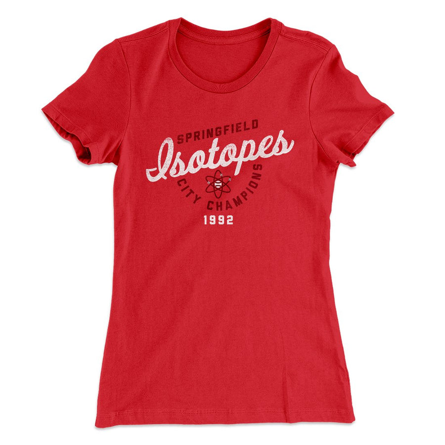 Springfield Isotopes Women's T-Shirt | Funny Shirt from Famous In Real Life