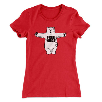 Free Hugs Women's T-Shirt Red | Funny Shirt from Famous In Real Life