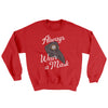 Always Wear A Mask Ugly Sweater Red | Funny Shirt from Famous In Real Life