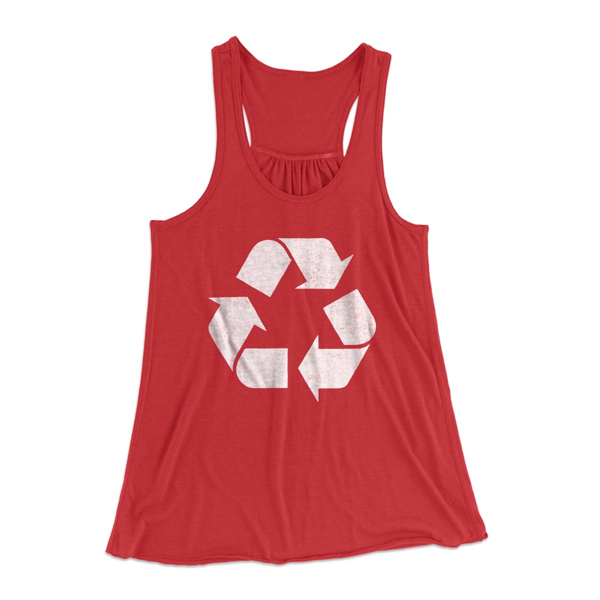 Recycle Symbol Women's Flowey Tank Top | Funny Shirt from Famous In Real Life