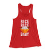 Rice Rice Baby Women's Flowey Tank Top Red | Funny Shirt from Famous In Real Life