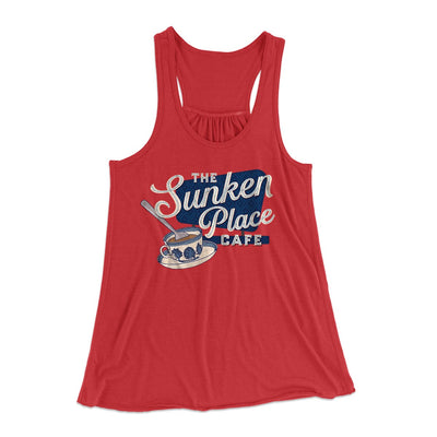 The Sunken Place Cafe Women's Flowey Tank Top Red | Funny Shirt from Famous In Real Life