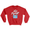 Nice Package Ugly Sweater Red | Funny Shirt from Famous In Real Life