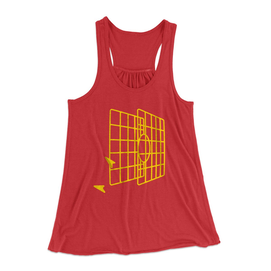 Millennium Falcon Target Women's Flowey Tank Top | Funny Shirt from Famous In Real Life