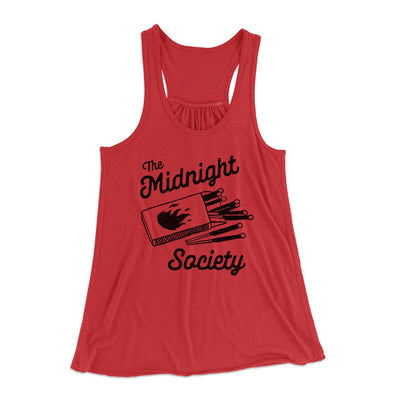 The Midnight Society Women's Flowey Tank Top Red | Funny Shirt from Famous In Real Life