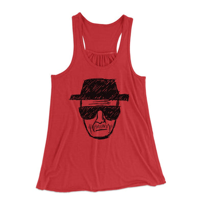 Heisenberg Women's Flowey Tank Top Red | Funny Shirt from Famous In Real Life