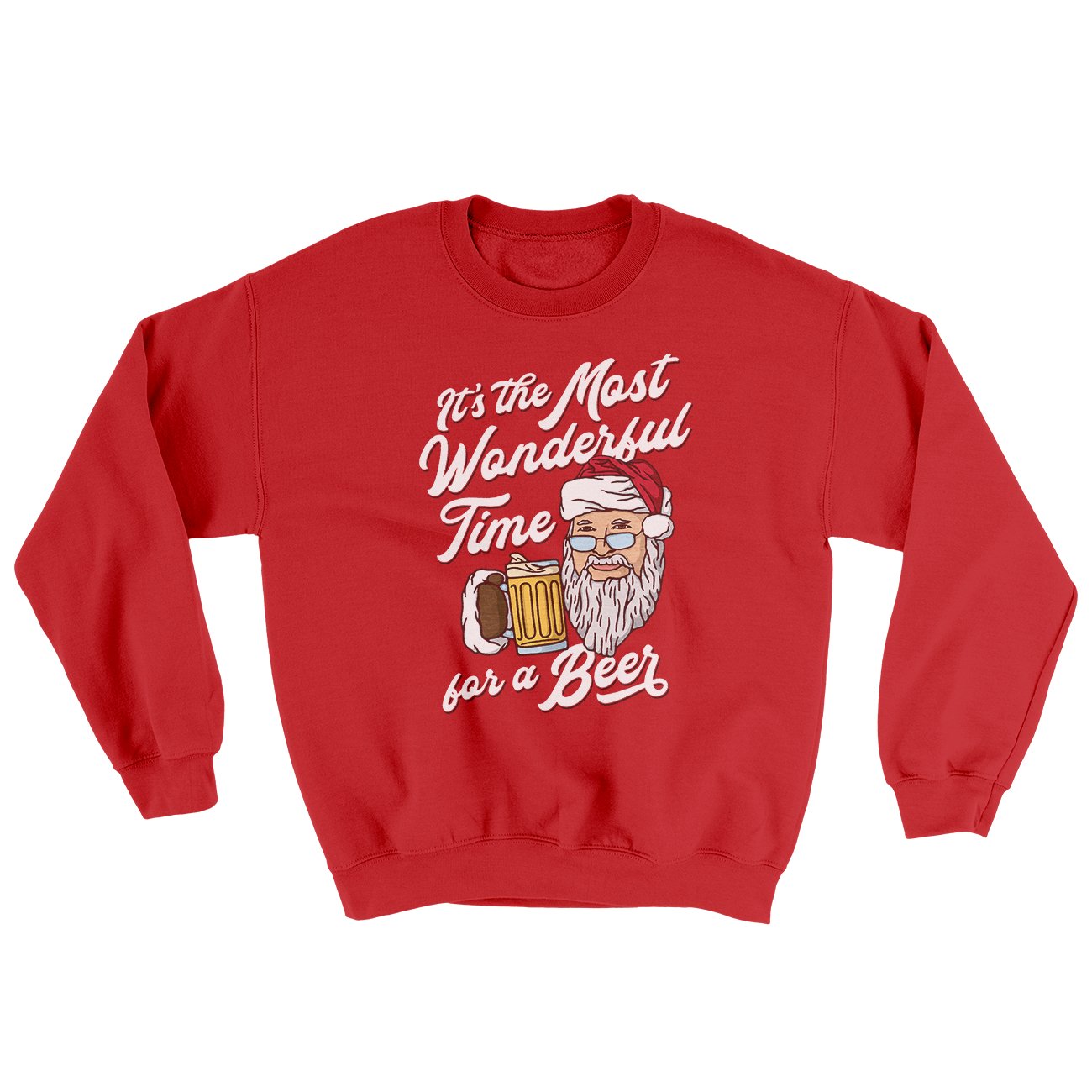 It's The Most Wonderful Time For A Beer Ugly Sweater | Funny Shirt from Famous In Real Life