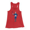 George Washington #1 Women's Flowey Tank Top Red | Funny Shirt from Famous In Real Life
