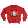 Here For The Boos Ugly Sweater Red | Funny Shirt from Famous In Real Life