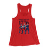Party Like It's 1776 Women's Flowey Tank Top Red | Funny Shirt from Famous In Real Life
