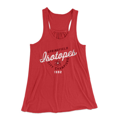 Springfield Isotopes Women's Flowey Tank Red | Funny Shirt from Famous In Real Life