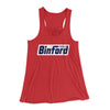 Binford Tools Women's Flowey Tank Top Red | Funny Shirt from Famous In Real Life