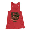 Dr. Fünke Band Women's Flowey Tank Top Red | Funny Shirt from Famous In Real Life